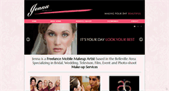 Desktop Screenshot of jennamakeup.com